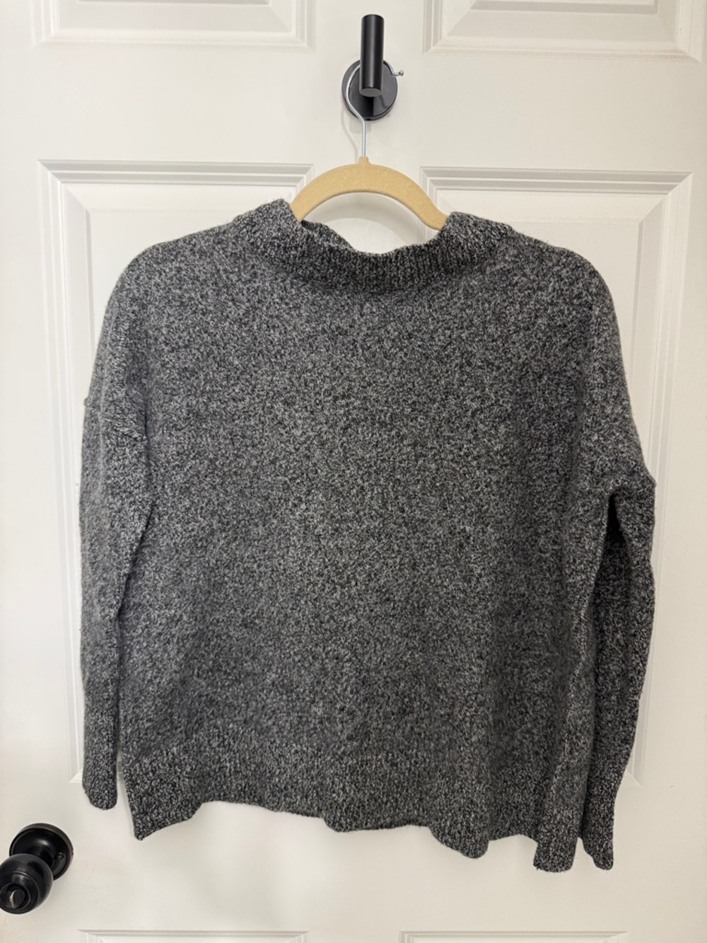 Hatch Gray The Clementine Sweater small 100% merino wool